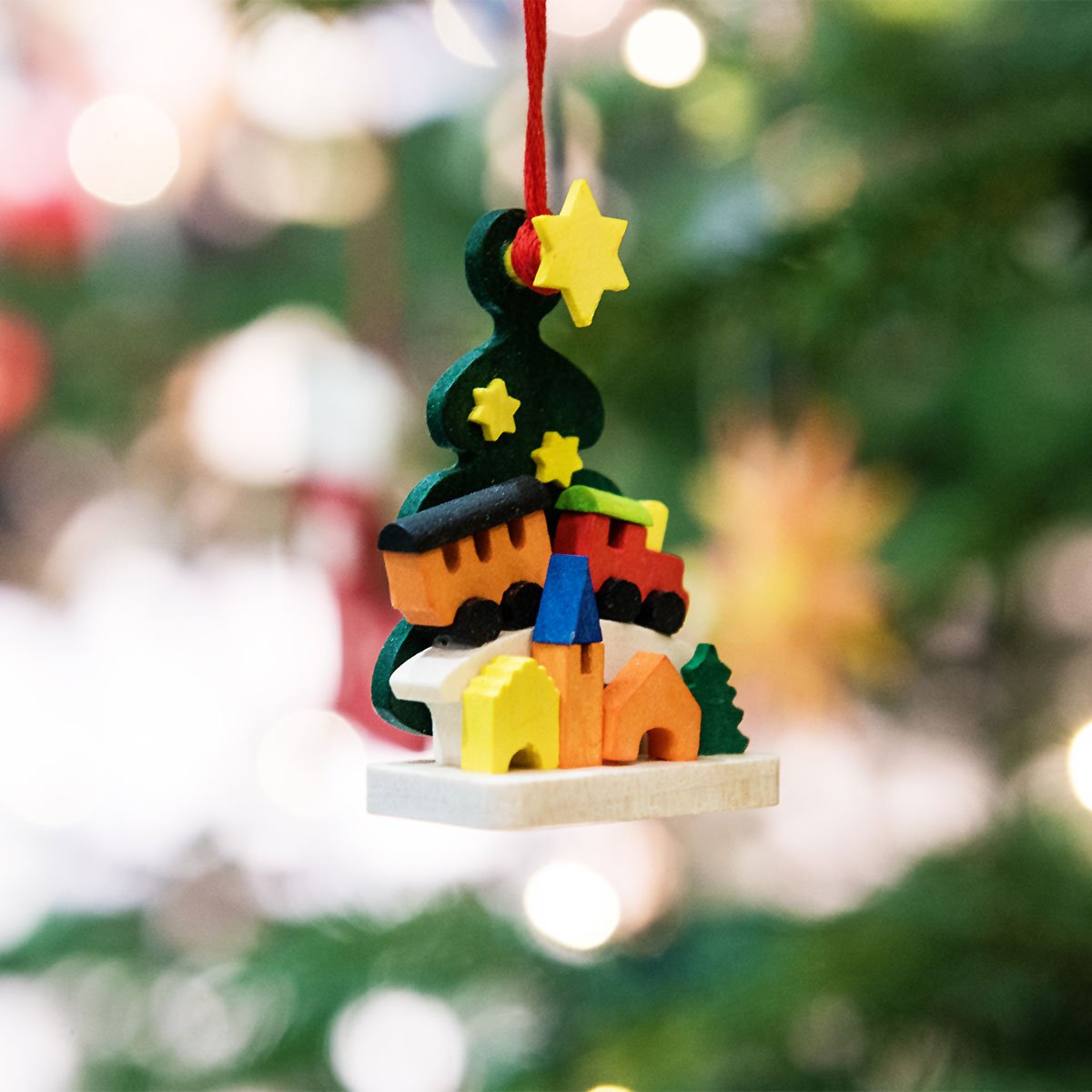 Christmas Tree Memories - Rocking Horse and Sled - Christmas tree decoration